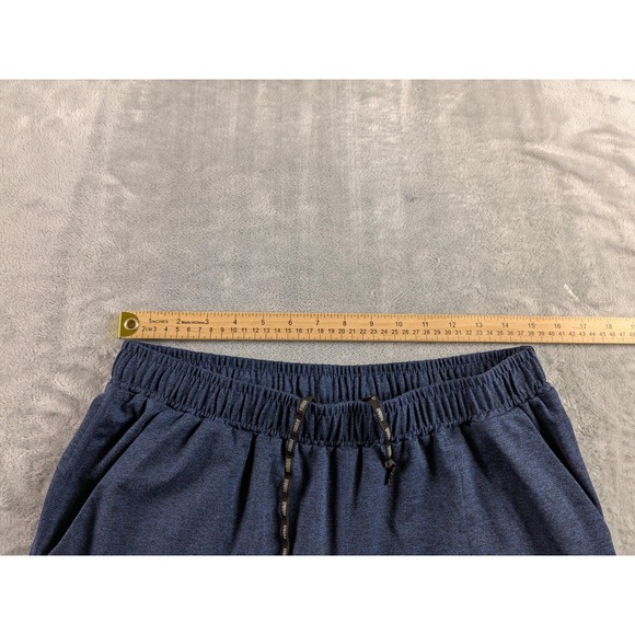 Rabbit Jogger Mens XL Blue Knit Running Stretch Drawstring Cuffed Logo USA Made - Picture 3 of 13